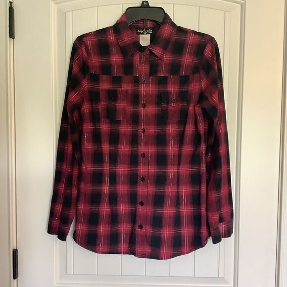 Baby Phat Tops - Baby Phat Plaid Blouse